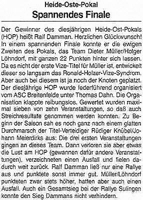Artikel aus der Rallye-Racing